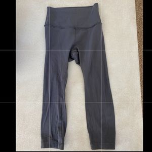 Lululemon Align Cropped Leggings in Grey